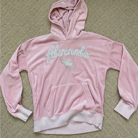 abercrombie kids Other - Abercrombie kids velour logo hoodie